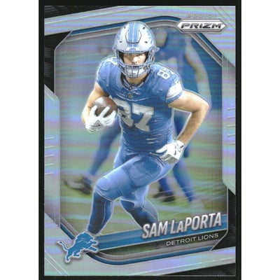 2025 Panini Prizm Prizms Silver #122 Sam LaPorta