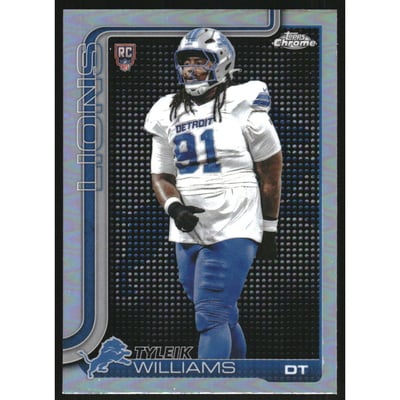 2025 Topps Chrome Lightboard Logo #364 Tyleik Williams