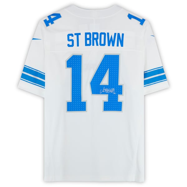 Amon-Ra St. Brown Autographed Detroit Lions Full Size Riddell Speed Helmet – Beckett Certified