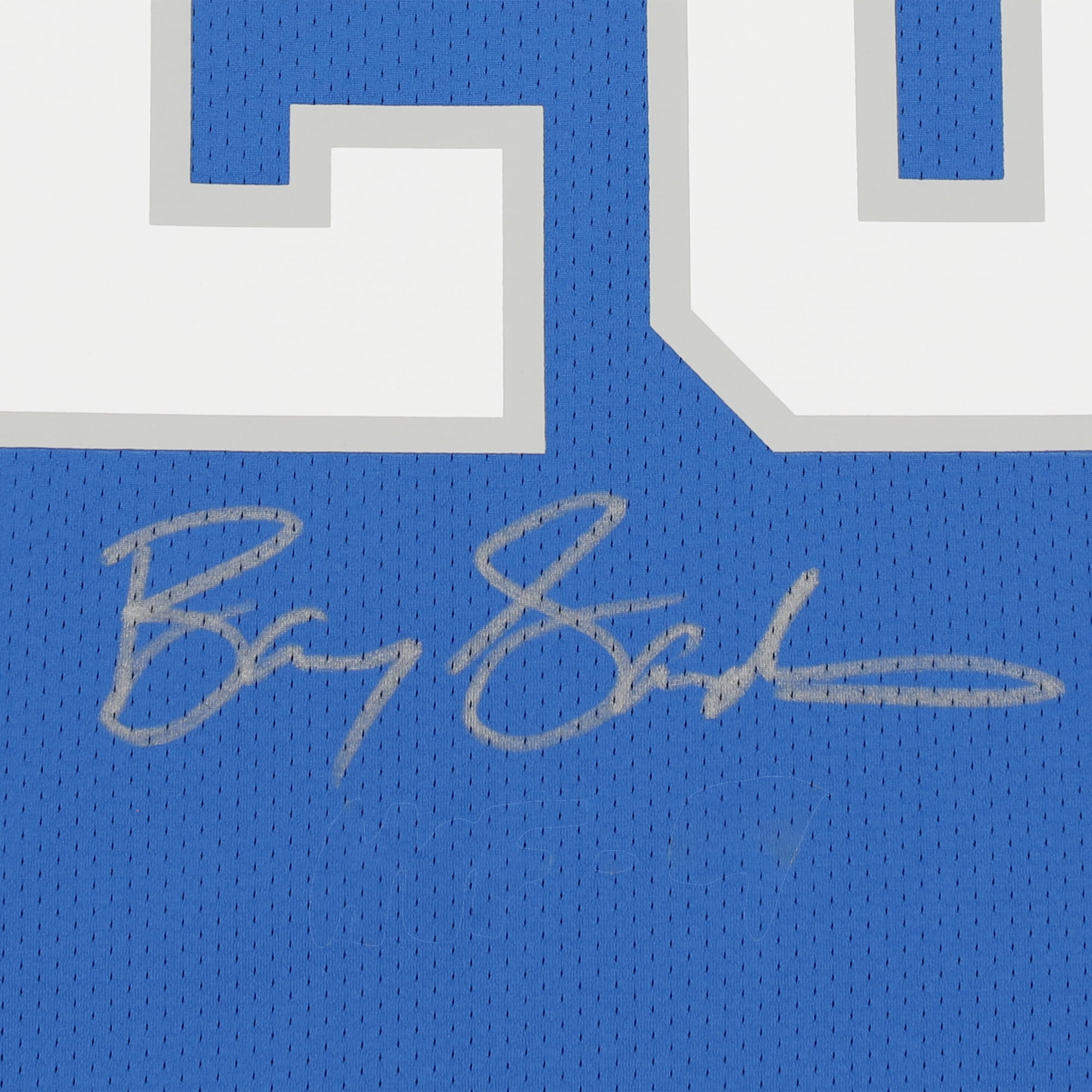 Barry Sanders Detroit Lions Autographed Mitchell & Ness Replica Jersey