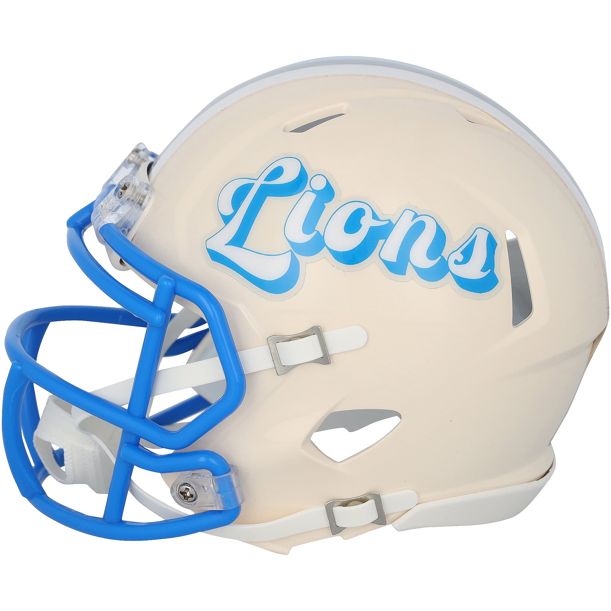 Barry Sanders Detroit Lions Autographed Riddell Retro Speed Mini Helmet