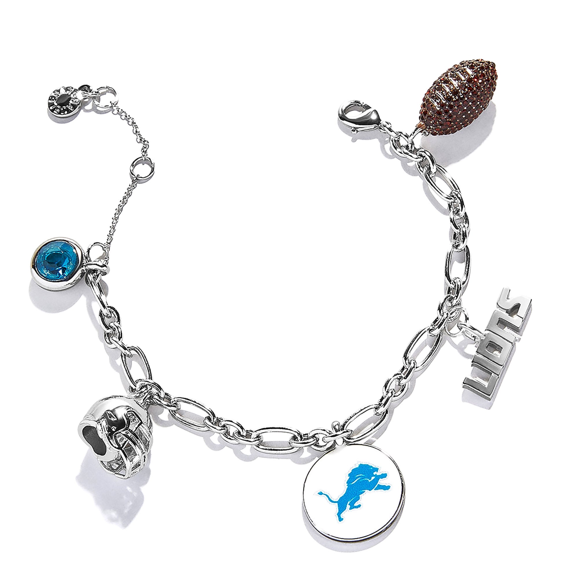 Bracelet à breloques BaubleBar Detroit Lions