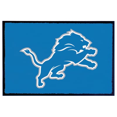 Detroit Lions 2' x 3' Indoor/Outdoor Welcome Rug