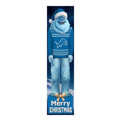Detroit Lions 48" Yeti Christmas Leaner