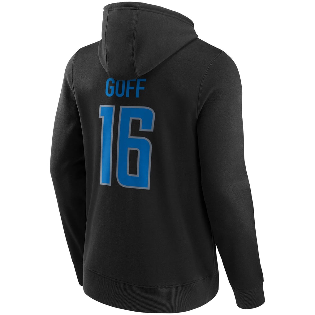 Felpa Con Cappuccio Detroit Lions Jared Goff Per Uomo, Taglia Regolare, Fatta A Mano, Nuova - Foto 6