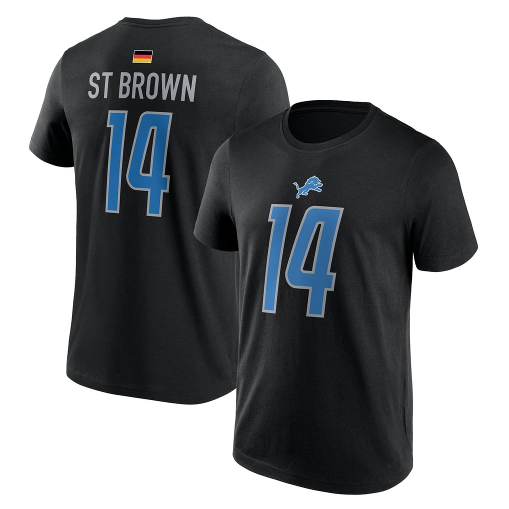 NFL Detroit Lions Amon-Ra St. Brown Boys' Black Short Sleeve Jersey - XS NFL Detroit Lions Amon-Ra St. Brown Boys' Black Short Sleeve Jersey - XS