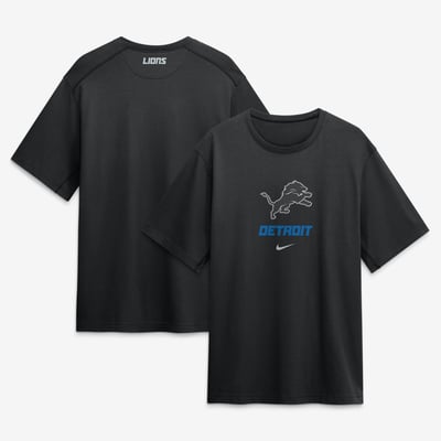 Camiseta manga corta Nike Rivalries Dri-FIT Primary del Detroit Lions - Hombre