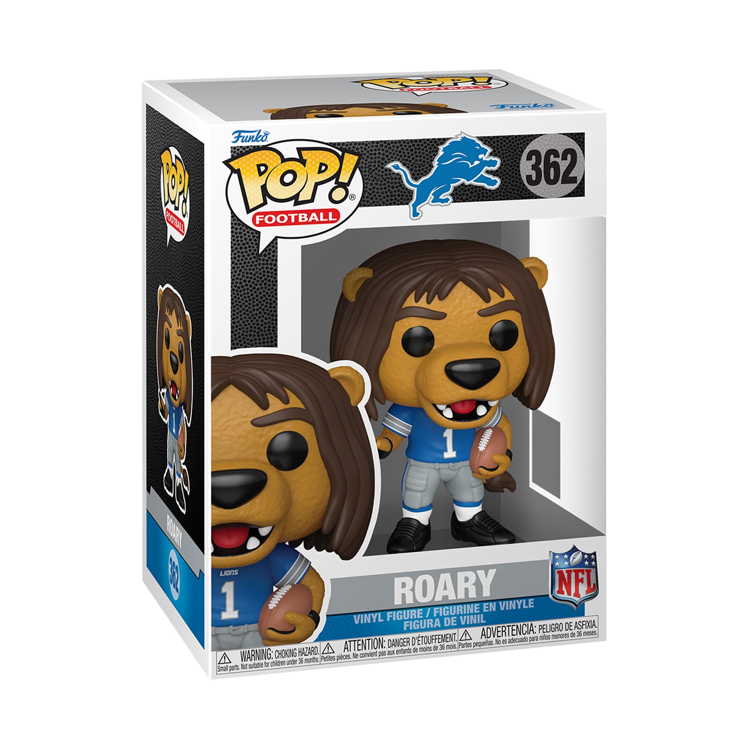 Figurine Funko Pop! Roary, mascotte des Lions de Détroit (NFL)