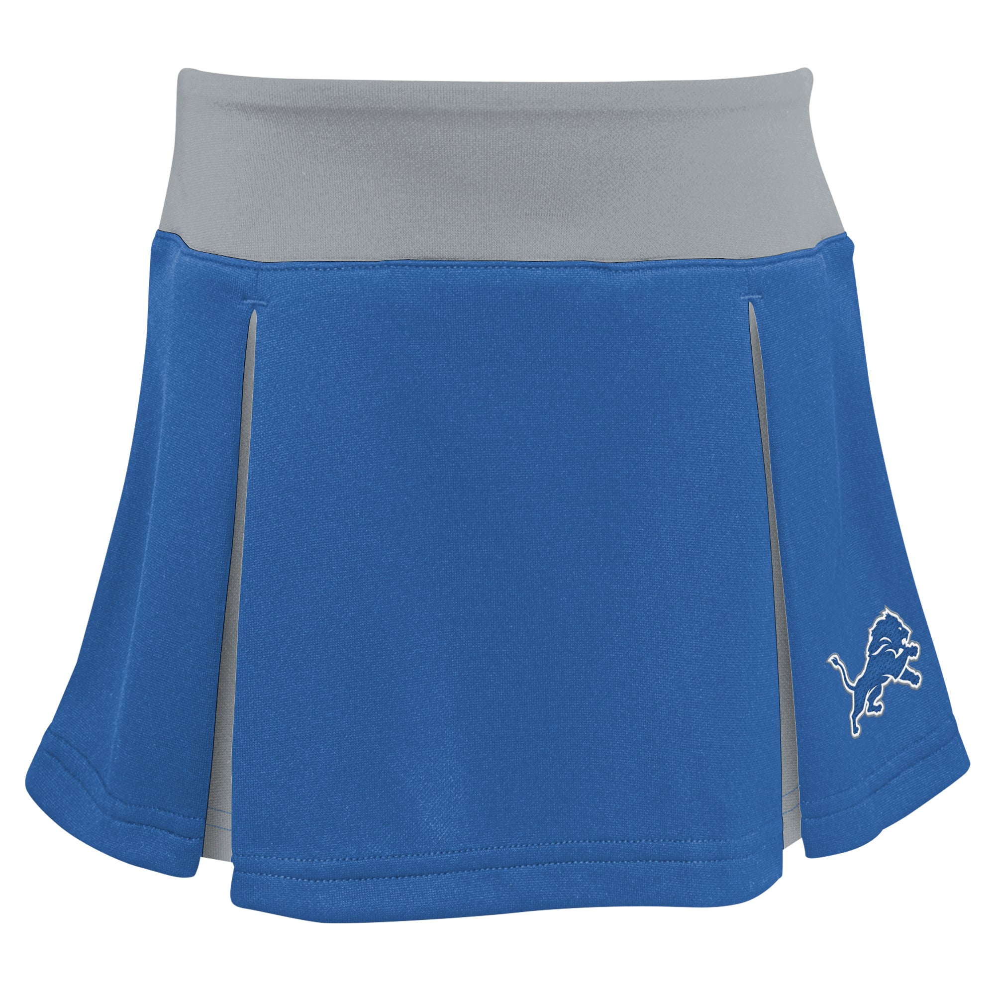 Girls Youth Blue Detroit Lions Spirit Two-Piece Cheerleader Set