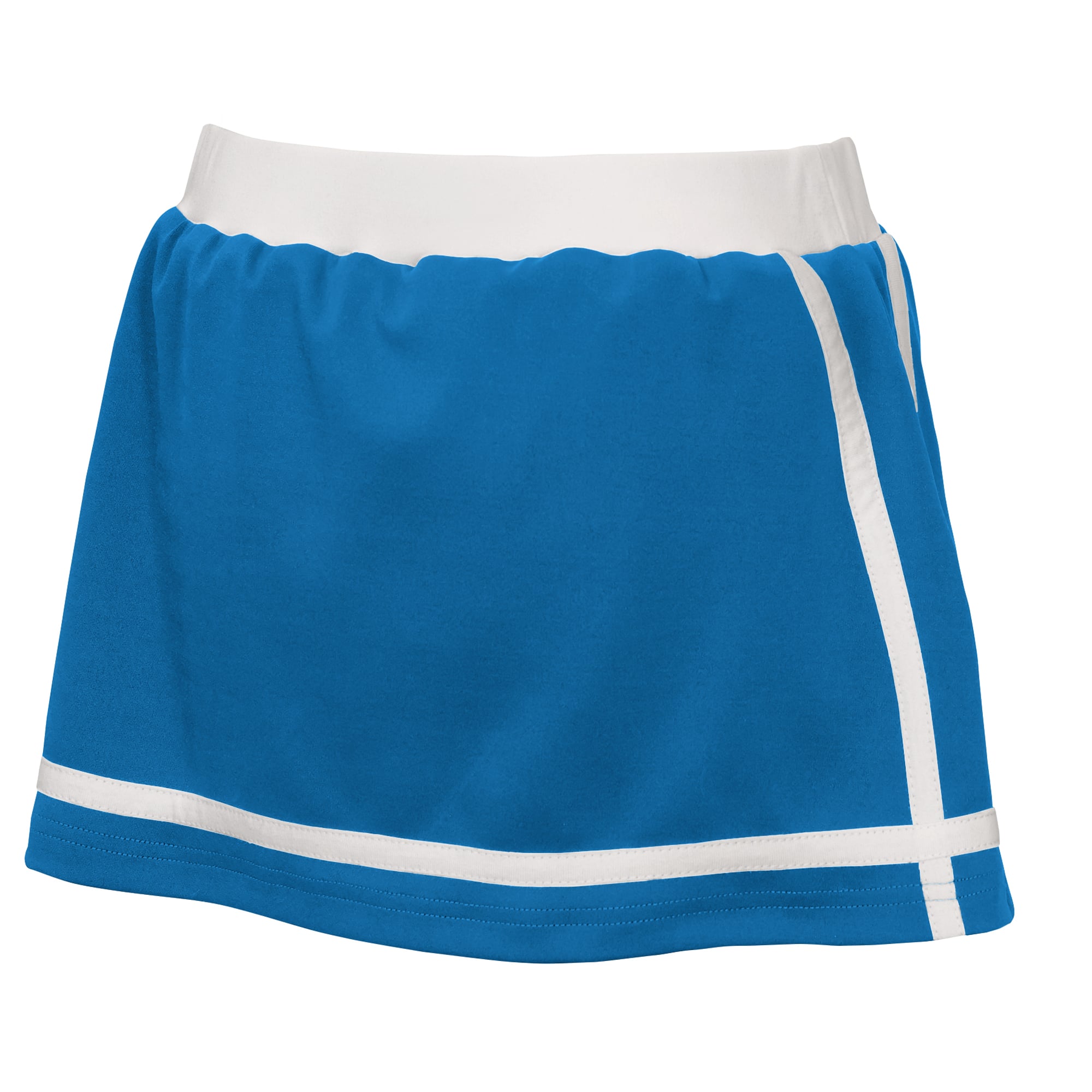 Jupe-short rayée bleue des équipes spéciales Lions de Détroit, par Erin Andrews, pour jeunes filles
