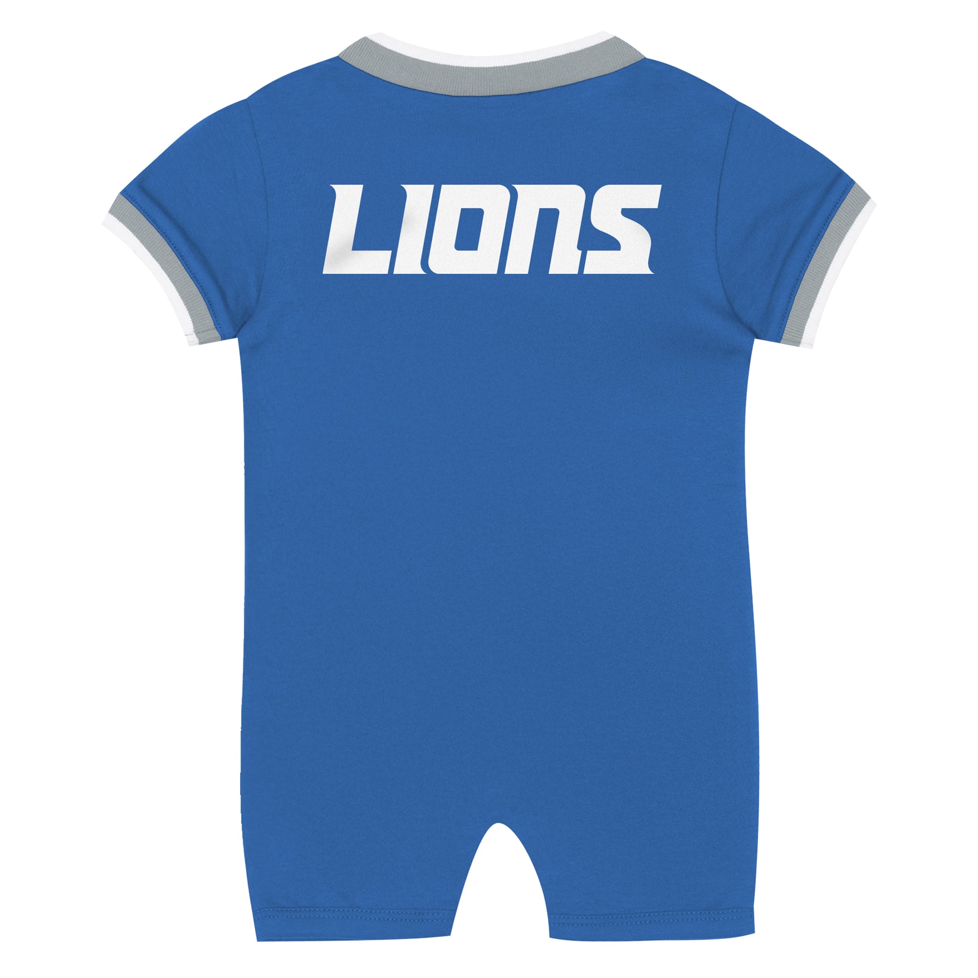 Grenouillère à pincement bleue pour bébé Outerstuff Detroit Lions