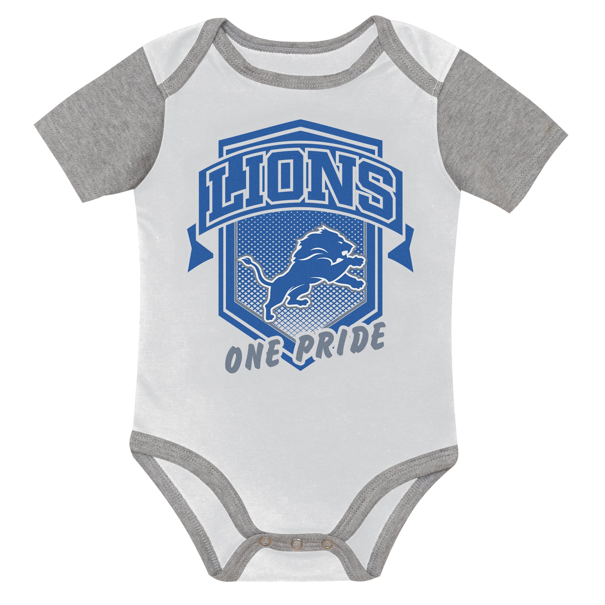 Ensemble de body 3 pièces pour bébé Outerstuff Detroit Lions, premier choix ronde