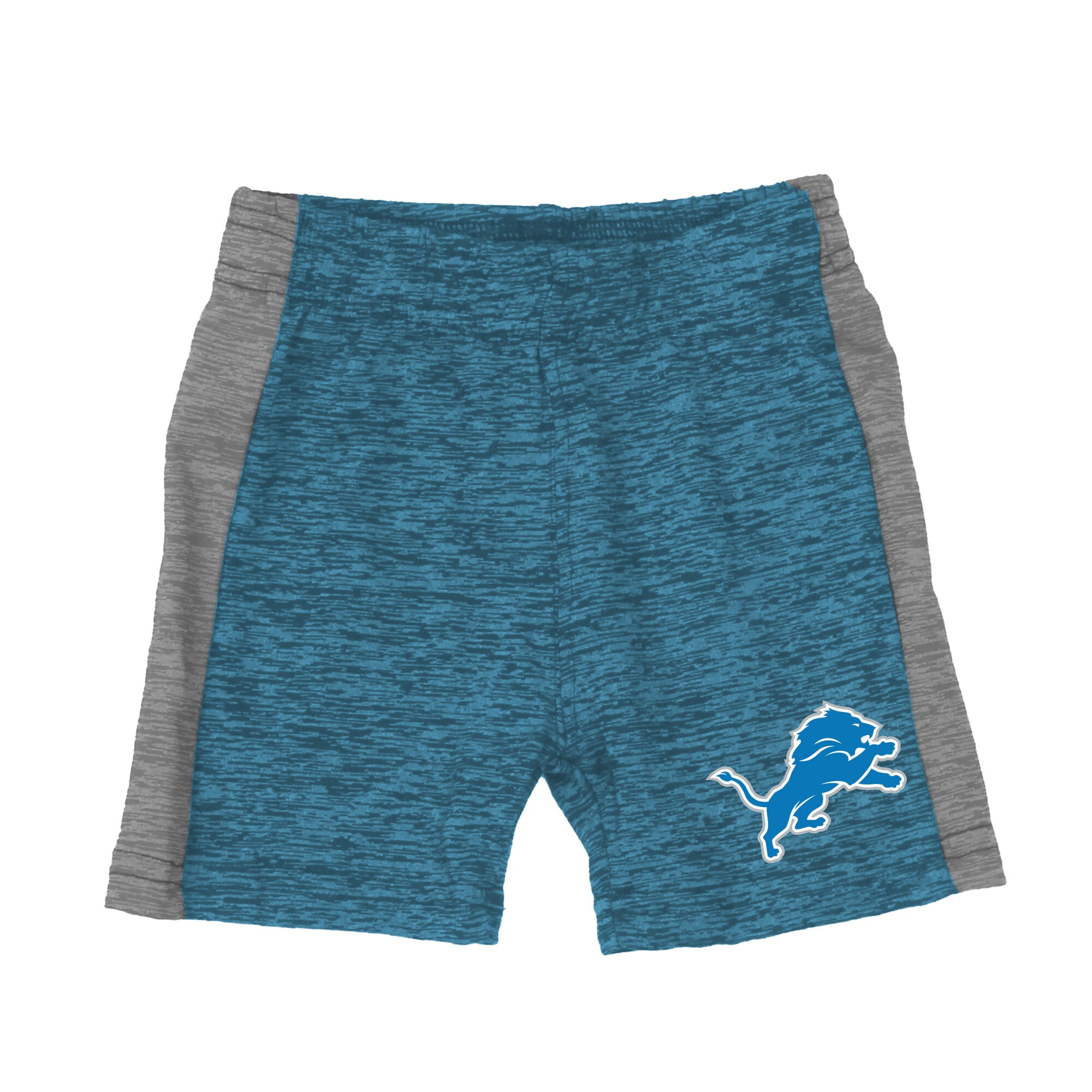 Ensemble body et short pour bébé Wes & Willy gris/bleu Detroit Lions Cloudy Yard Hopper