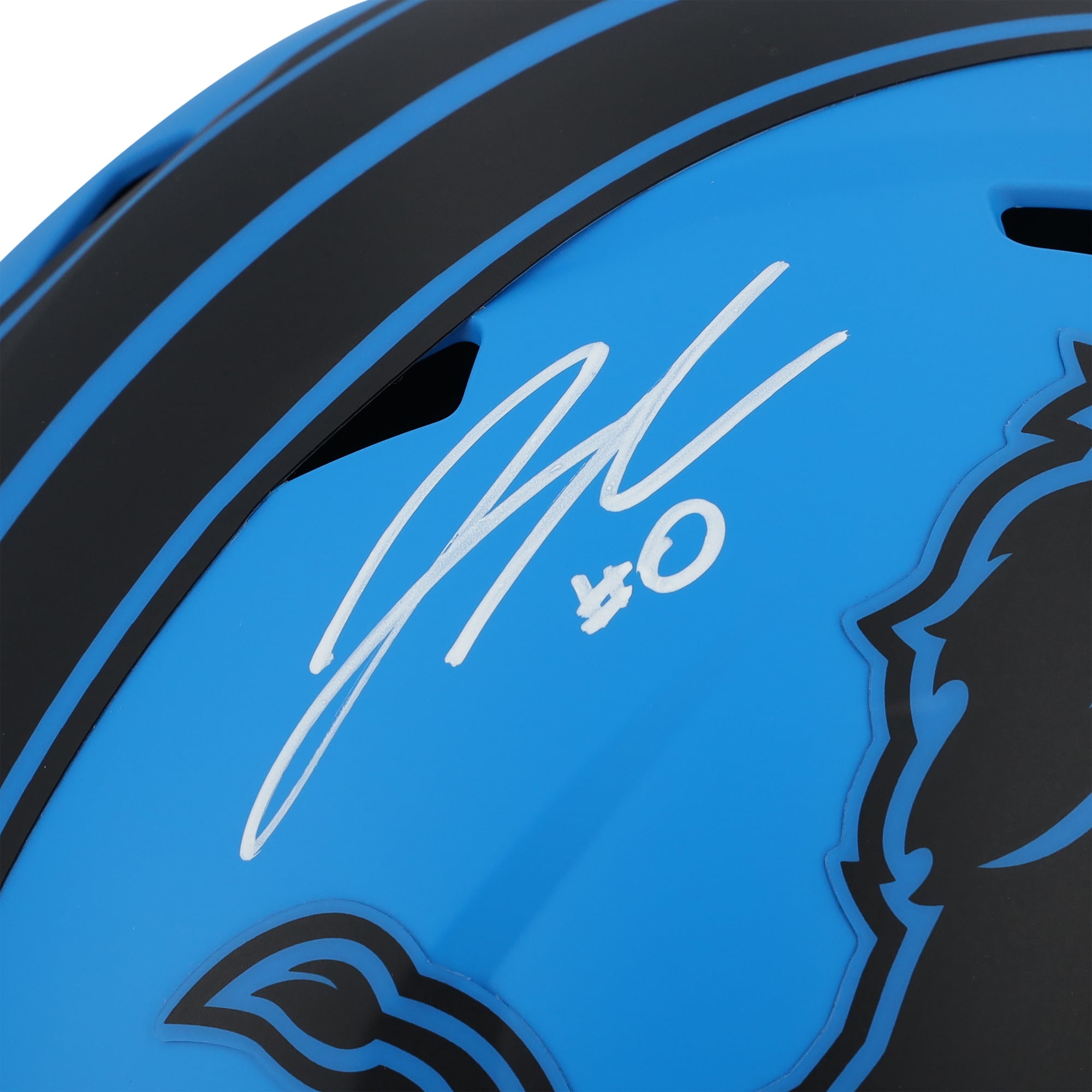Jahmyr Gibbs Detroit Lions Autographed Riddell Rave Speed Replica Helmet