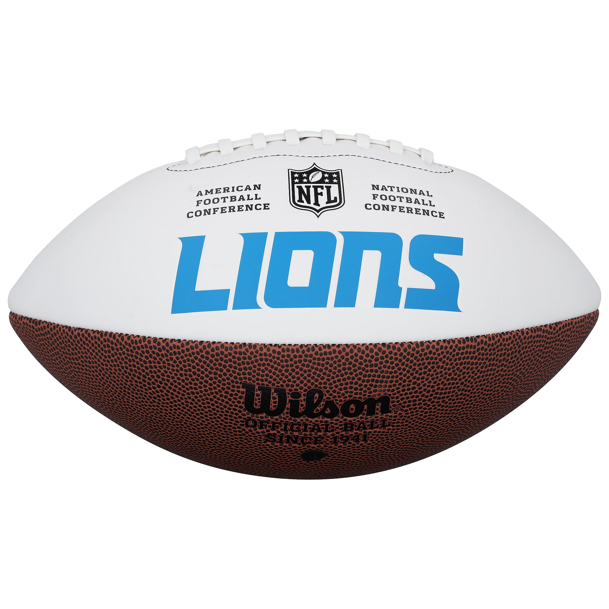 Jahmyr Gibbs Detroit Lions Autographed Wilson White Panel Football