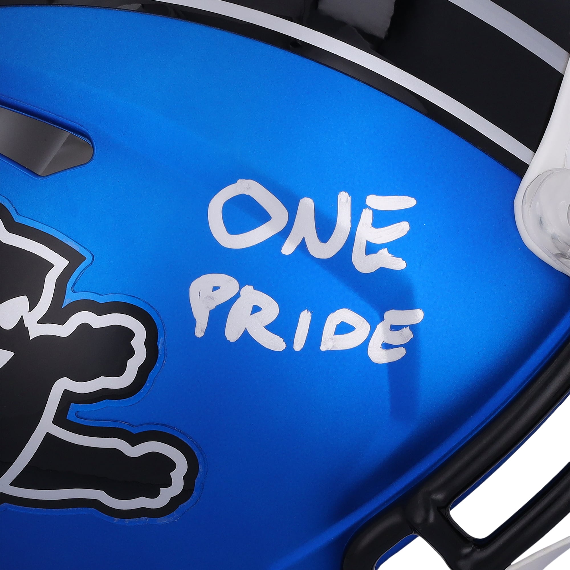 Jared Goff Detroit Lions Autographed 2024 Riddell Alternate Speed Authentic Helmet with "One Pride" Inscription