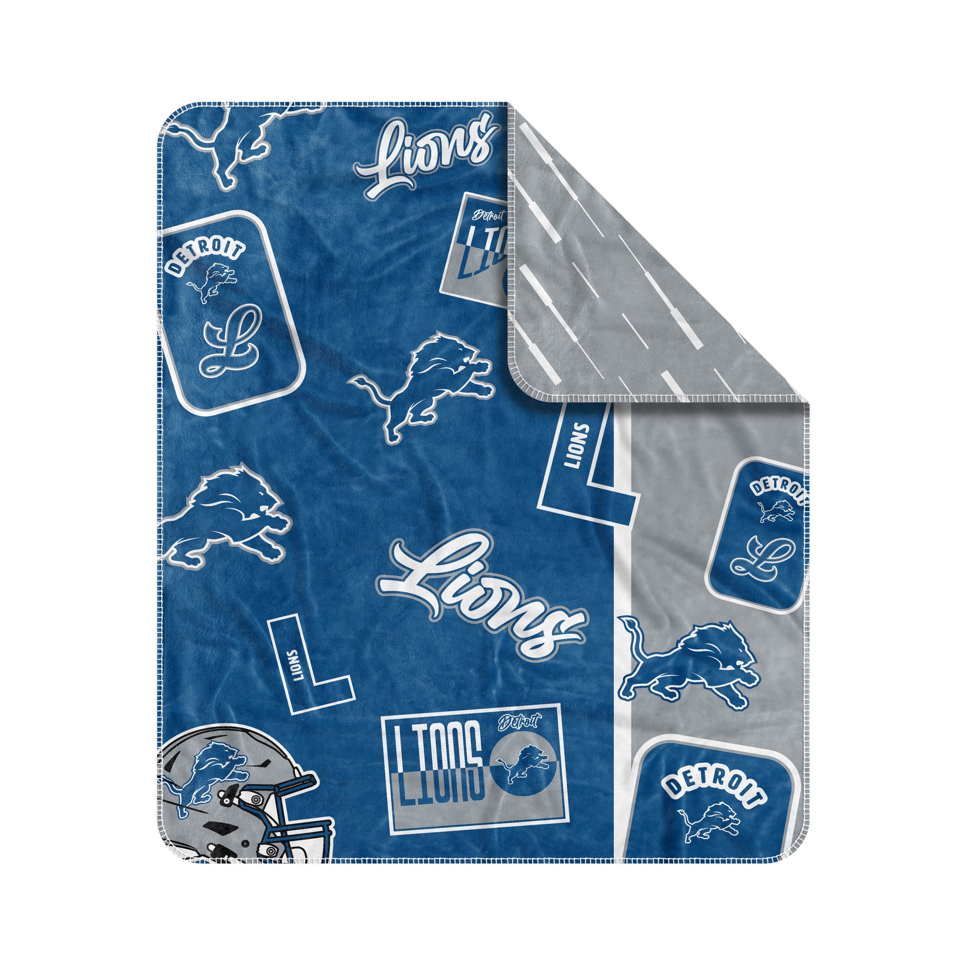 Couverture jetée Dream Weave 50 po x 60 po avec logo des Lions de Détroit