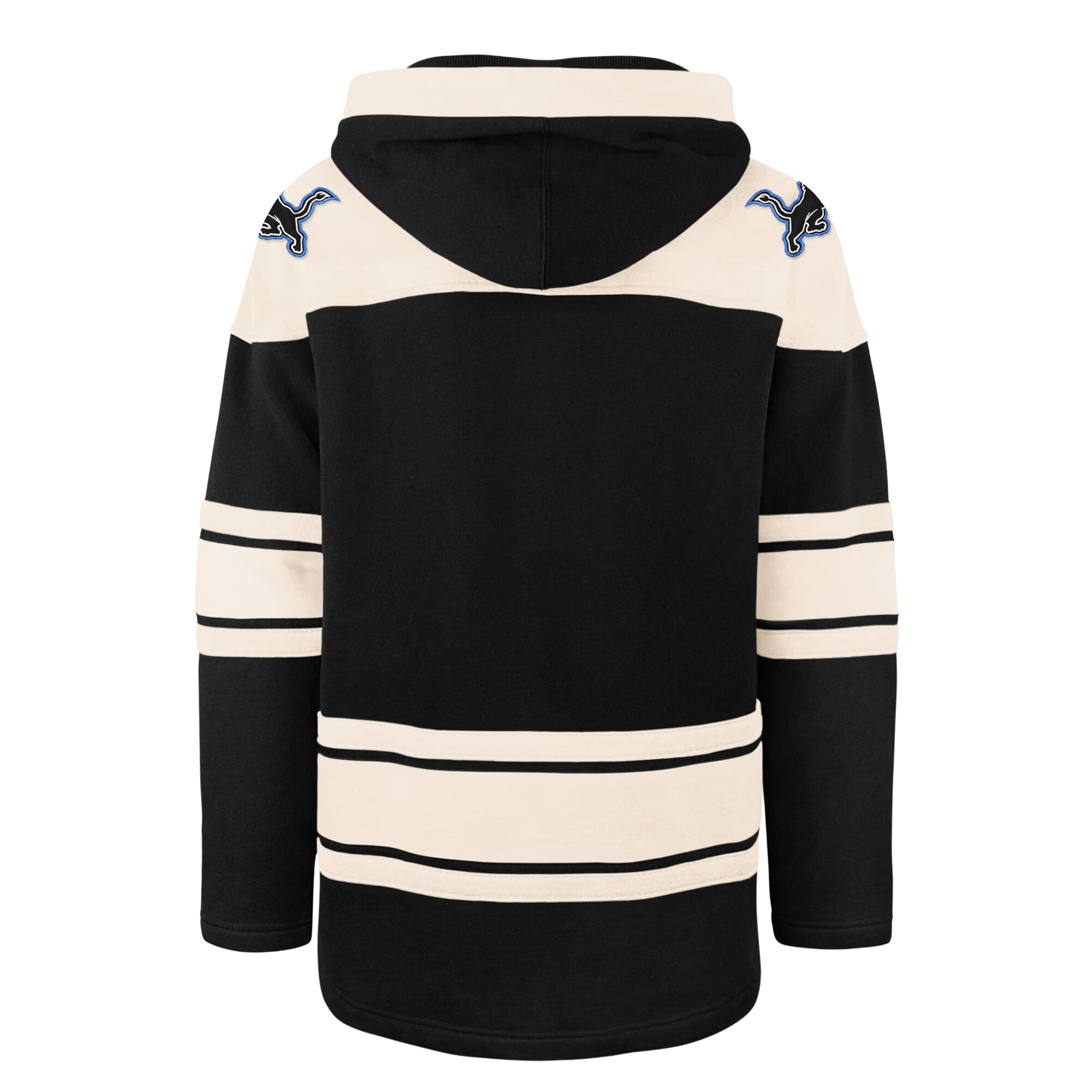 Sweat à capuche homme '47 Detroit Lions Superior Lacer noir