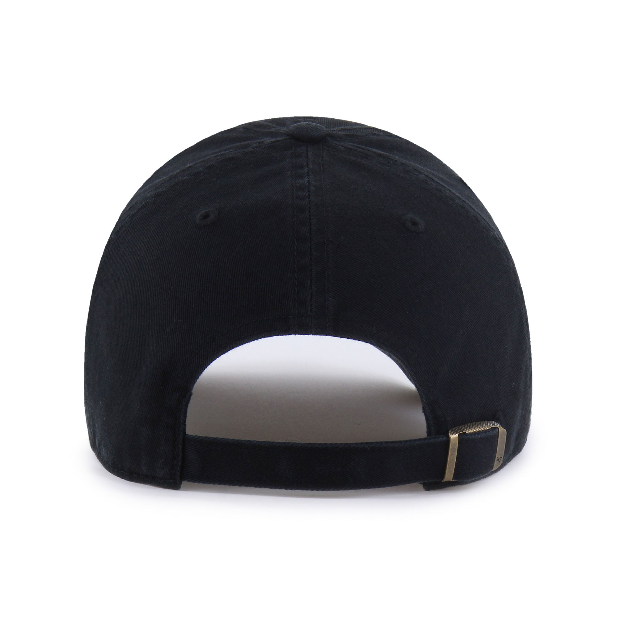 Men's '47 Black Detroit Lions Tonal Clean Up Adjustable Hat