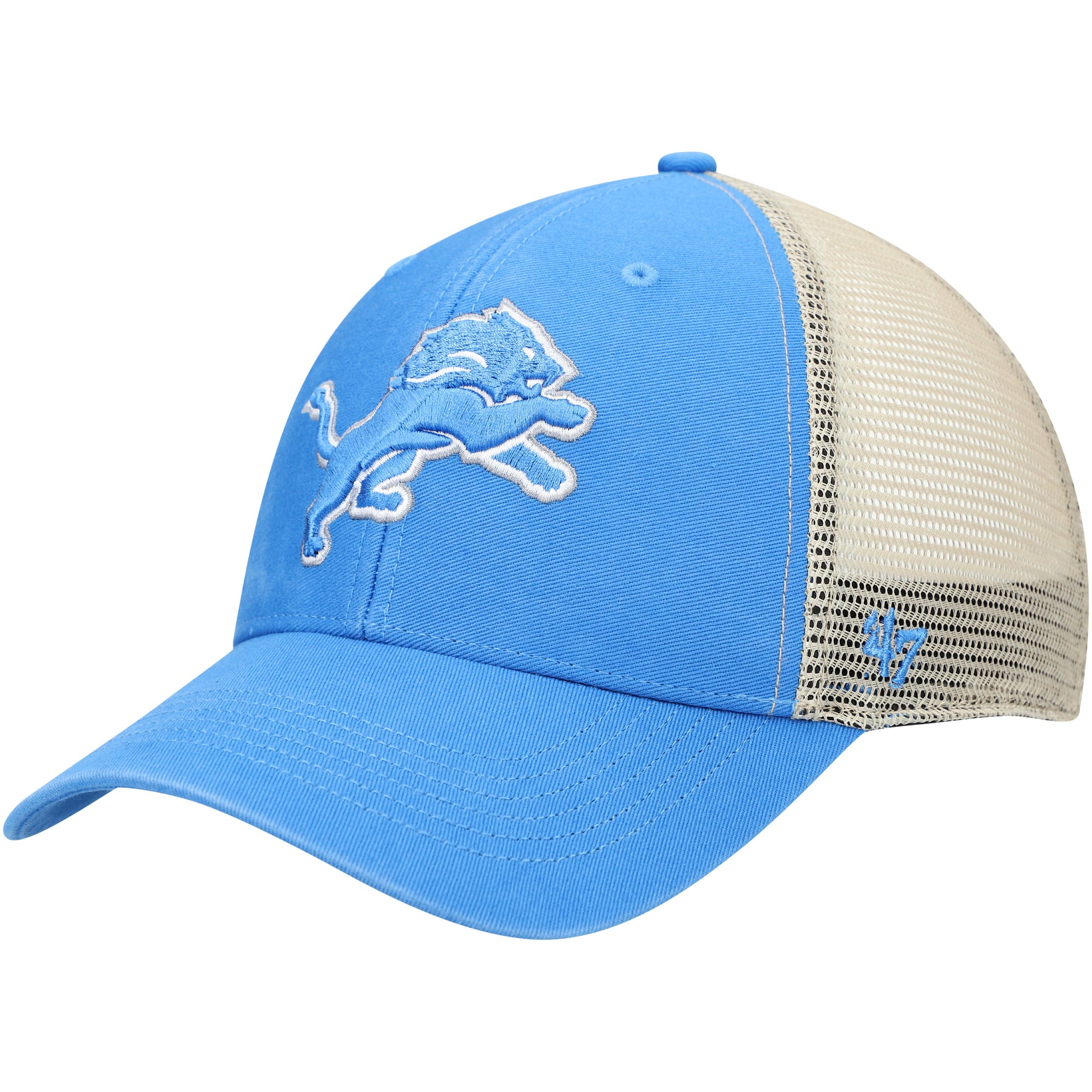 Casquette '47 Blue Detroit Lions Flagship MVP Snapback pour homme