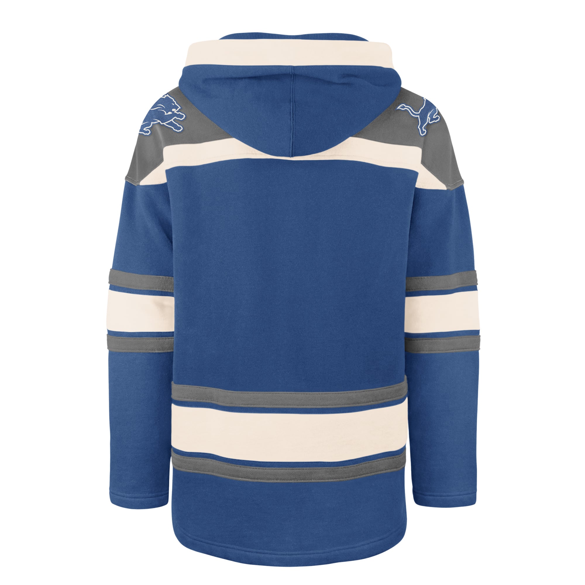 Sweat à capuche bleu '47 Detroit Lions Superior Lacer pour homme