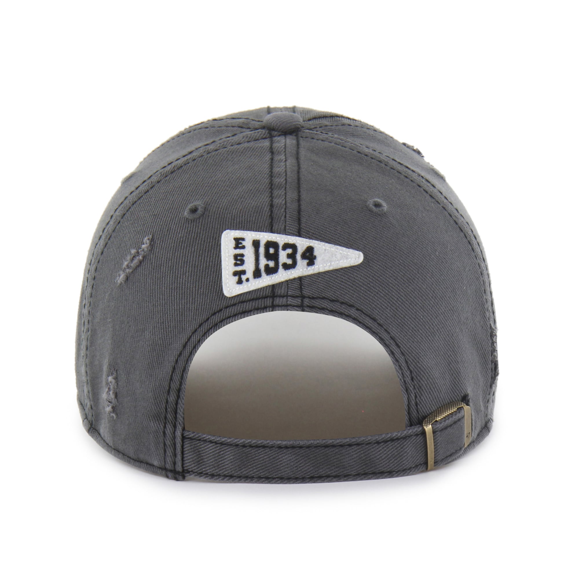 Men's '47 Charcoal Detroit Lions Seymoore Clean Up Adjustable Hat