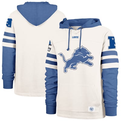  Detroit Lions '47 Cornerback Pullover Hoodie - Cream