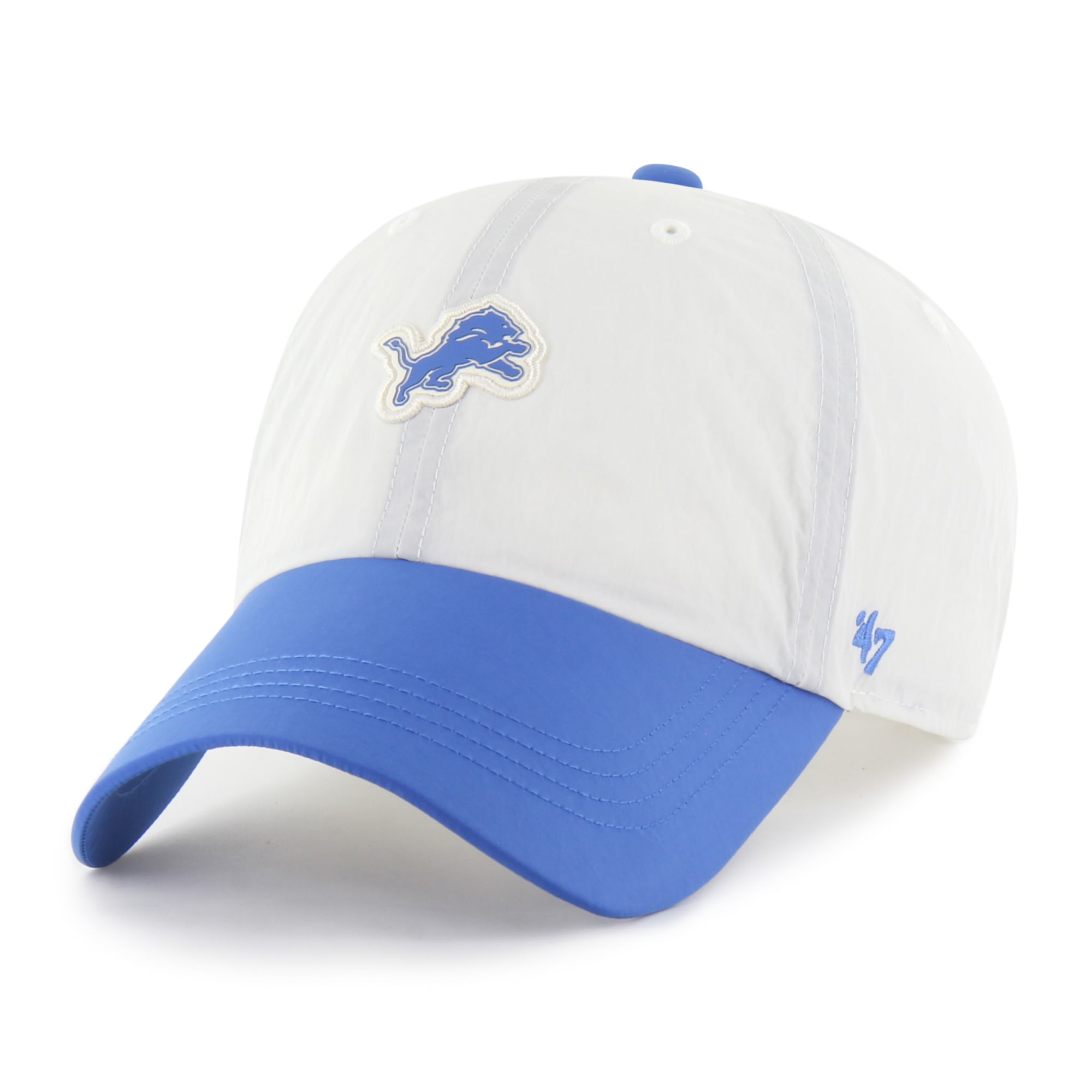 Men's '47 Cream Detroit Lions Modernia Clean Up Adjustable Hat