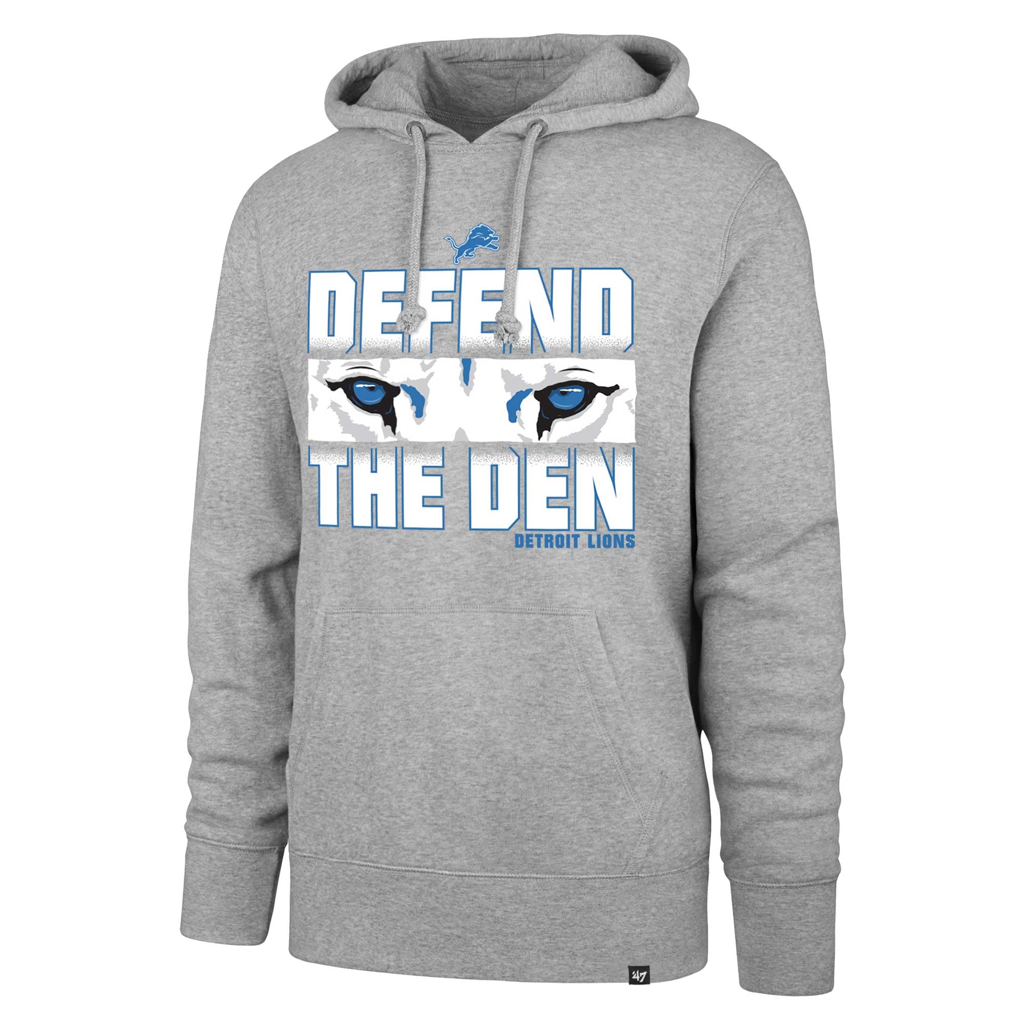 Sweat à capuche régional Headline '47 gris des Detroit Lions pour hommes