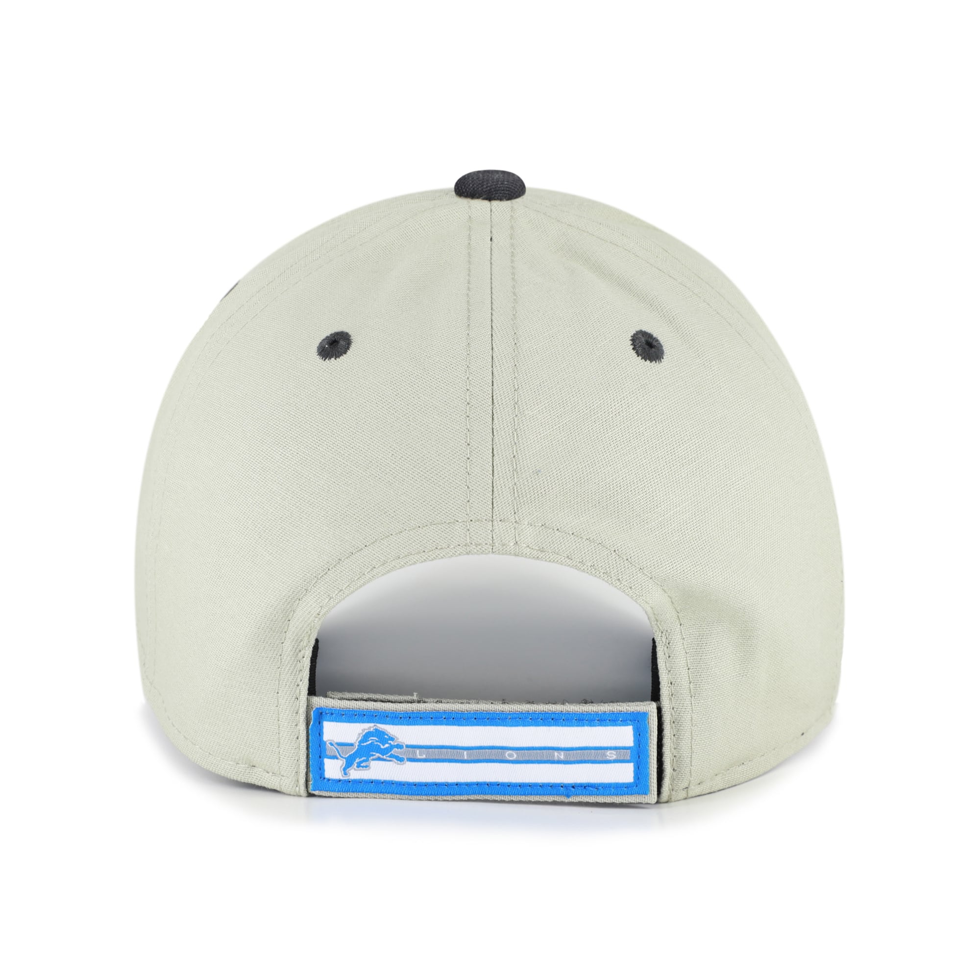 Casquette ajustable pour homme « 47 » grise/noire Detroit Lions, inscription demi-bloc MVP