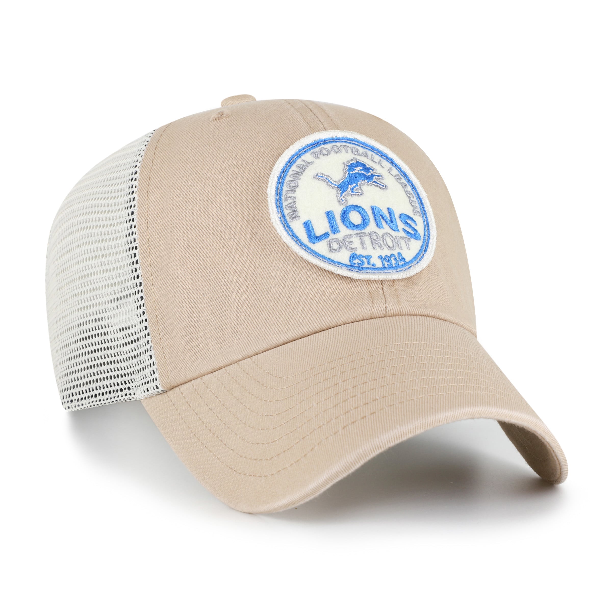 Casquette ajustable kaki '47 Detroit Lions Felton Clean Up pour homme