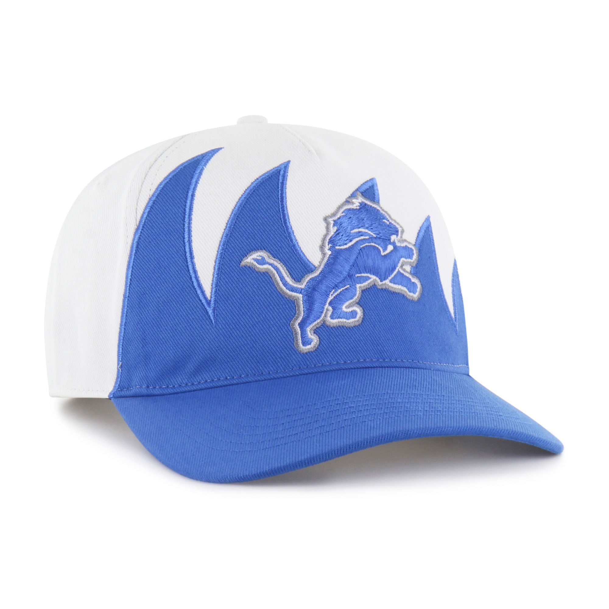 Men's '47 White Detroit Lions Jagged Hitch Adjustable Hat