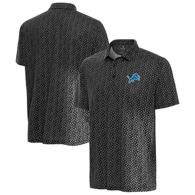 Detroit Lions Antigua Vigorous Polo - Black