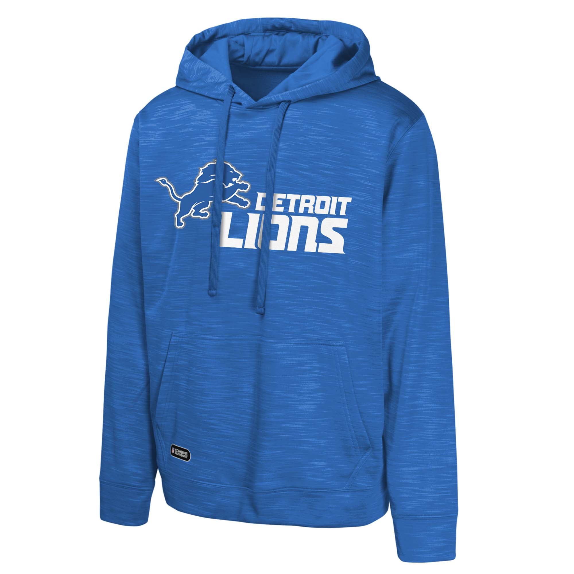 Sweat à capuche en polaire bleu Detroit Lions Streak pour homme