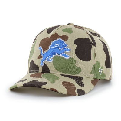 Detroit Lions Carhartt x '47 Hitch Adjustable Hat - Duck Camo