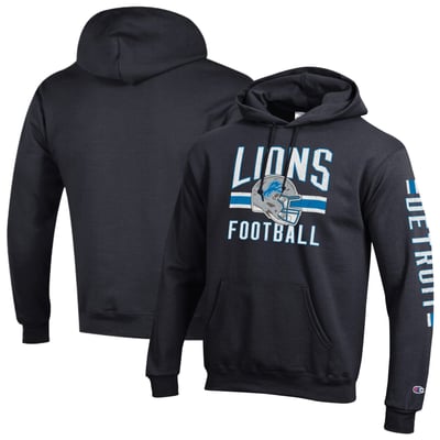  Detroit Lions Champion Powerblend Hoodie - Black