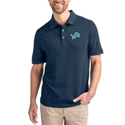 Detroit Lions Cutter & Buck Advantage Polo - Navy