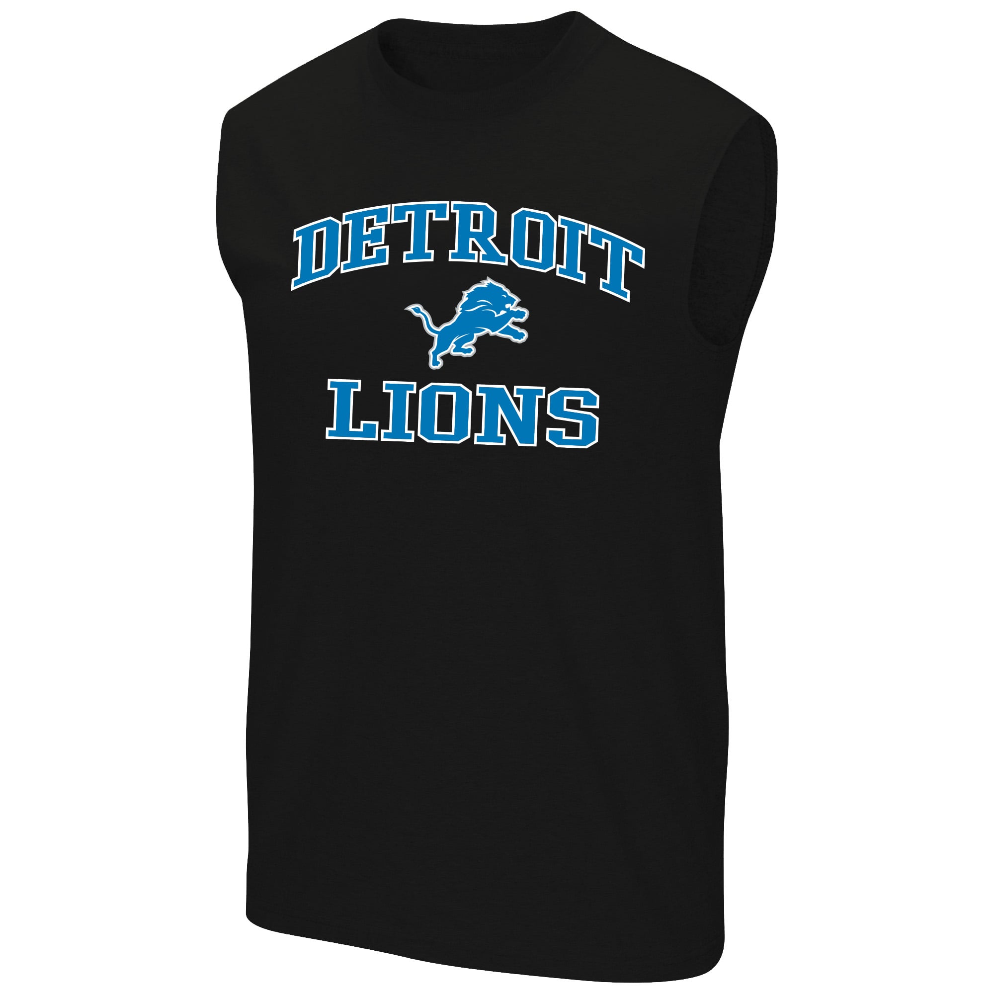 Men's Fanatics Black Detroit Lions Big & Tall Hart Soul Muscle Tank Top