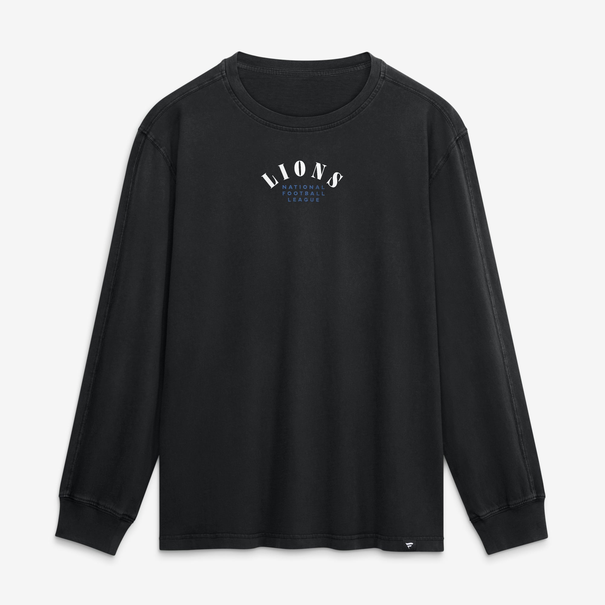 T-shirt à manches longues Fanatics Black Detroit Lions pour homme