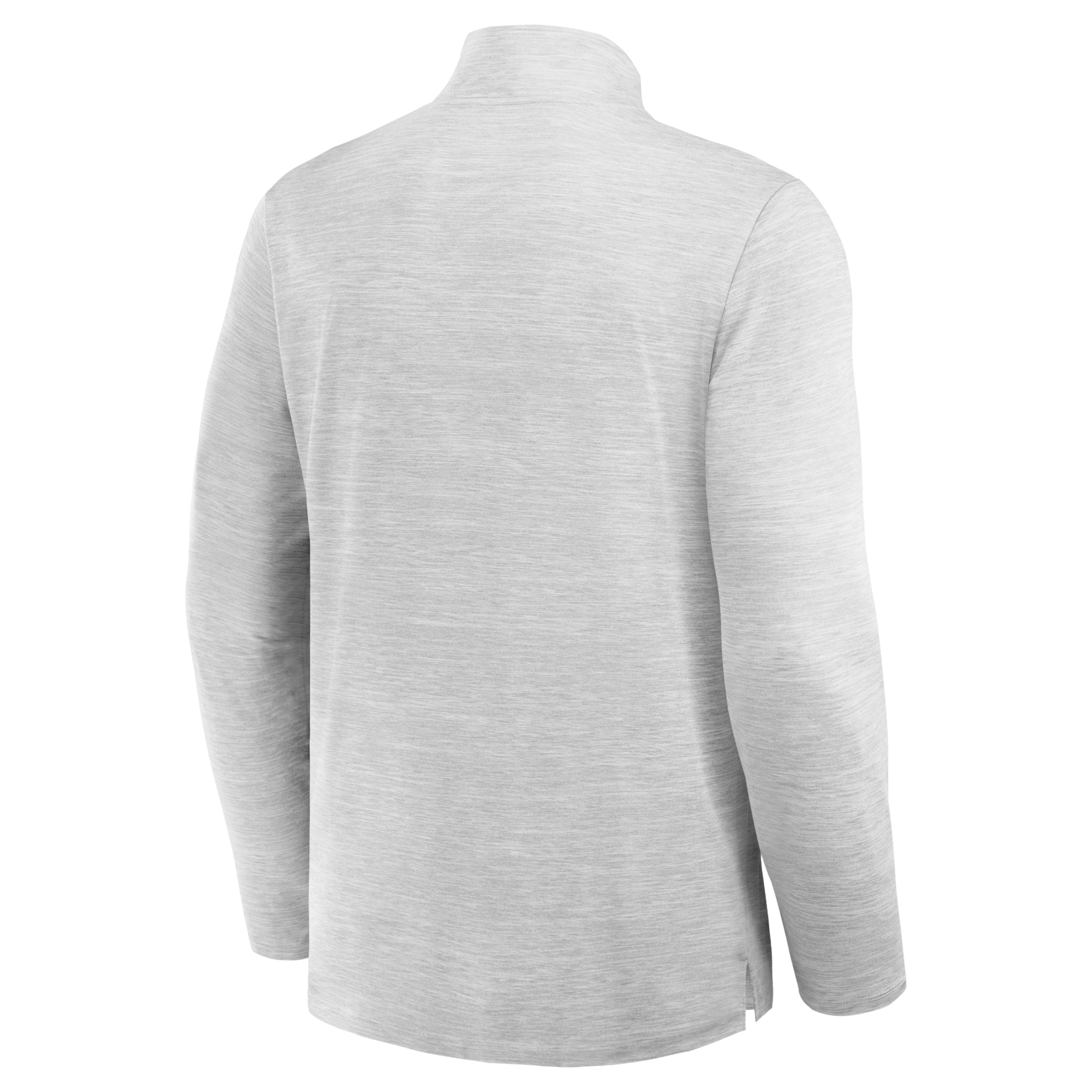 Men's Fanatics Heather Gray Detroit Lions Clutch Quarter-Zip Pullover