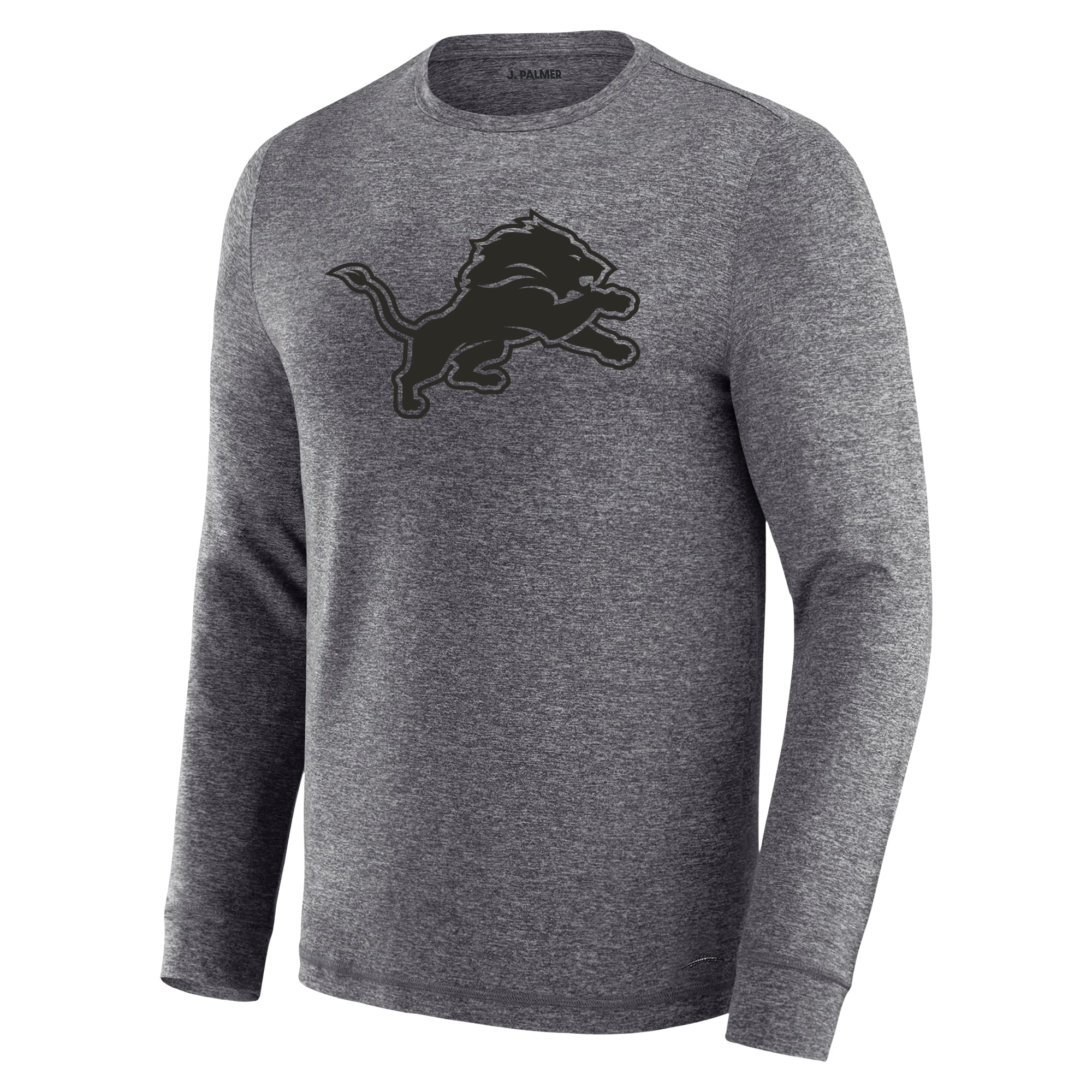 T-shirt à manches longues pour homme J. Palmer Charcoal Detroit Lions Four Down