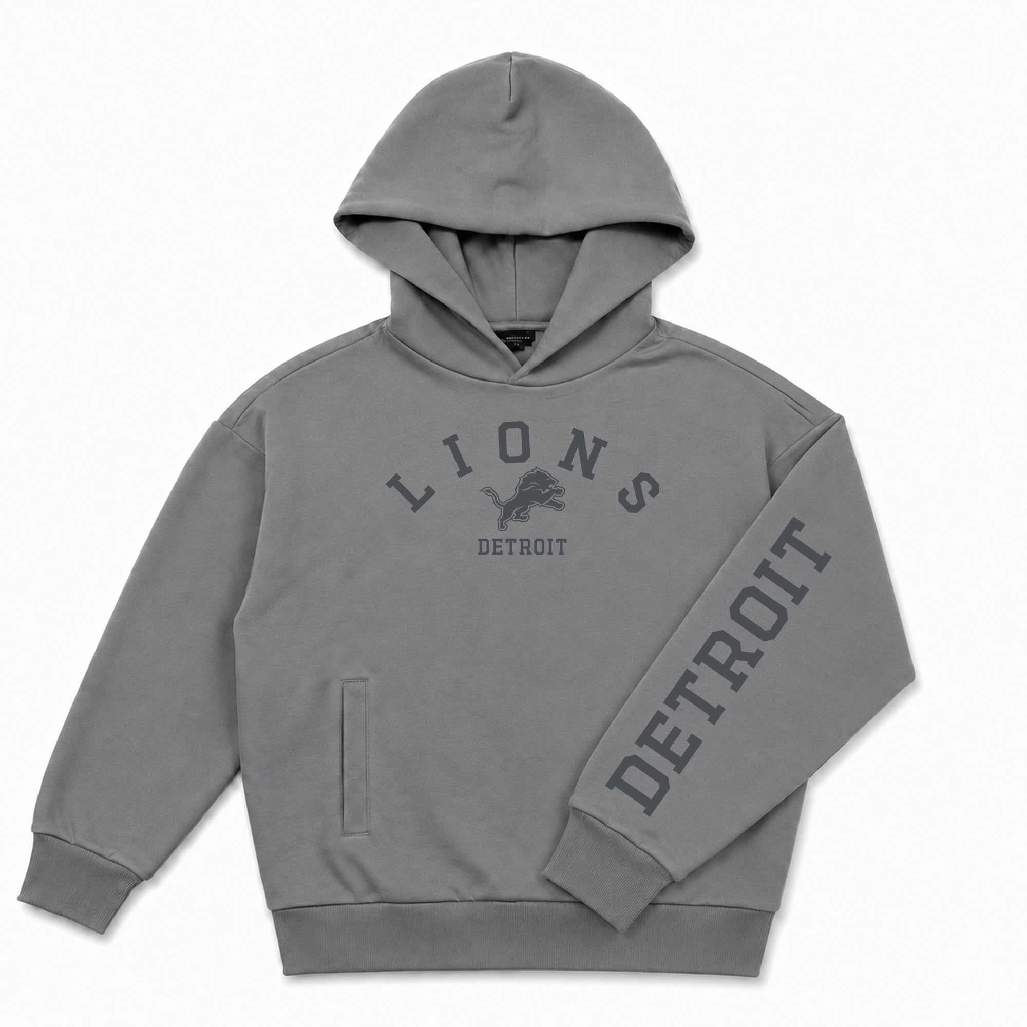 Sweat à capuche Levelwear gris Detroit Lions Luxe Zone pour homme