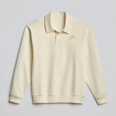  Detroit Lions lululemon Grand Standard Long Sleeve Polo - Coconut Ivory