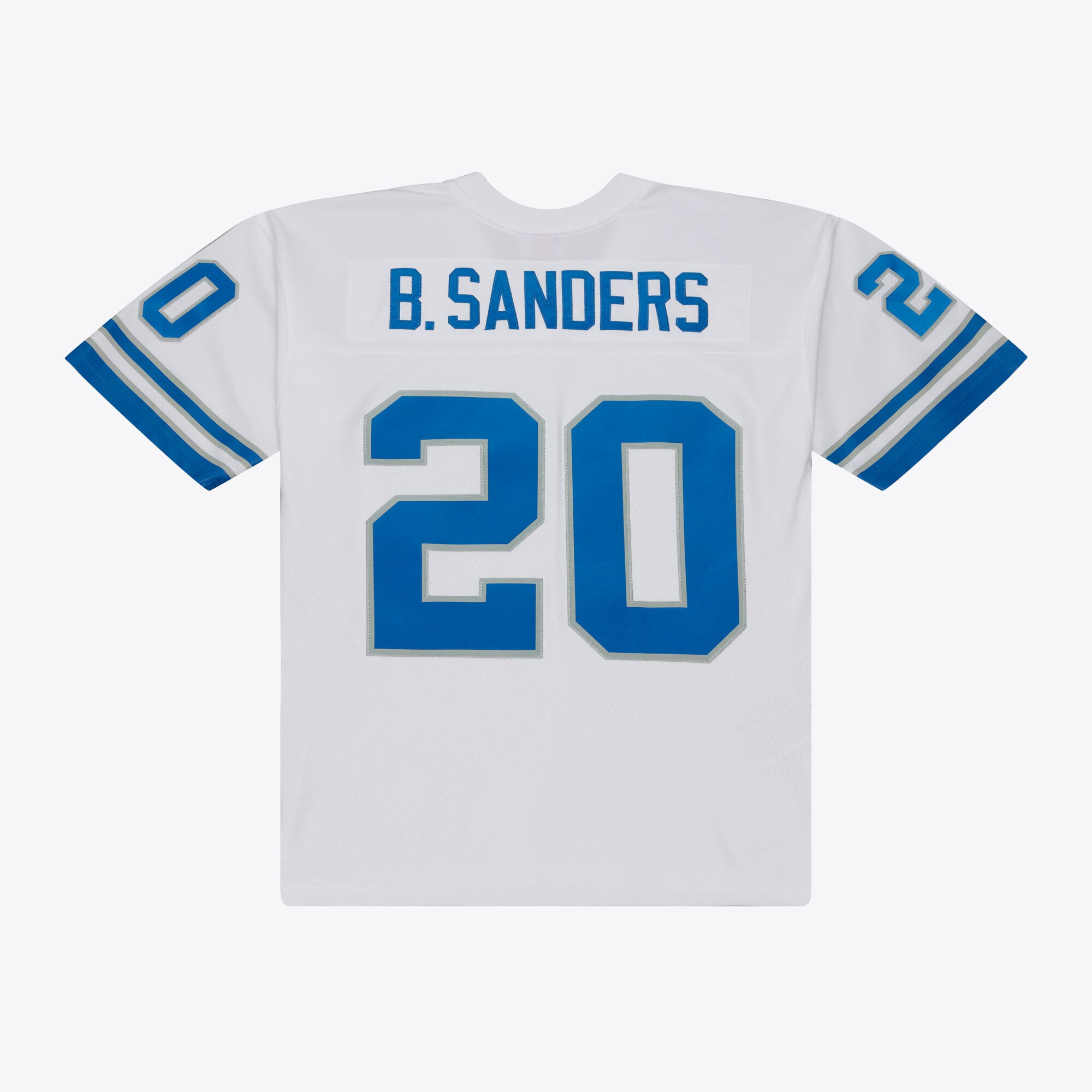 Men's Mitchell & Ness Barry Sanders White Detroit Lions 1989 Legacy Replica Player Jersey