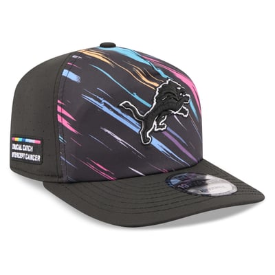Detroit Lions New Era 2026 NFL Crucial Catch 19TWENTY Adjustable Hat - Black