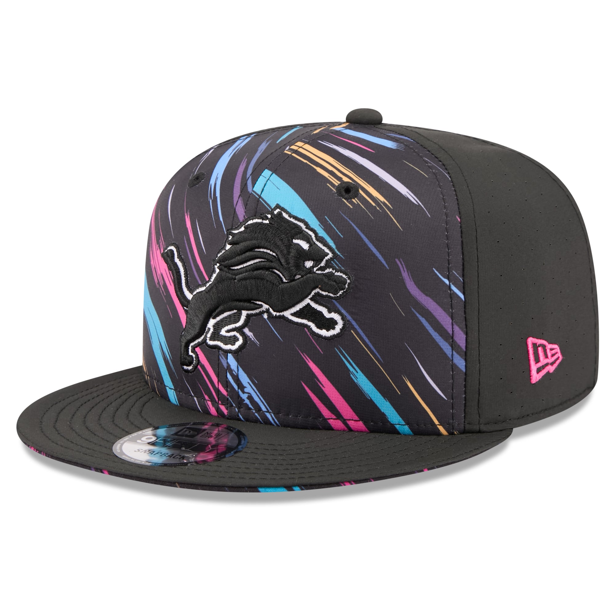 Men's New Era Black Detroit Lions 2026 NFL Crucial Catch 9FIFTY Snapback Hat