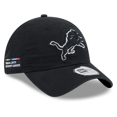 Detroit Lions New Era 2026 NFL Crucial Catch Casual Classic Adjustable Hat - Black