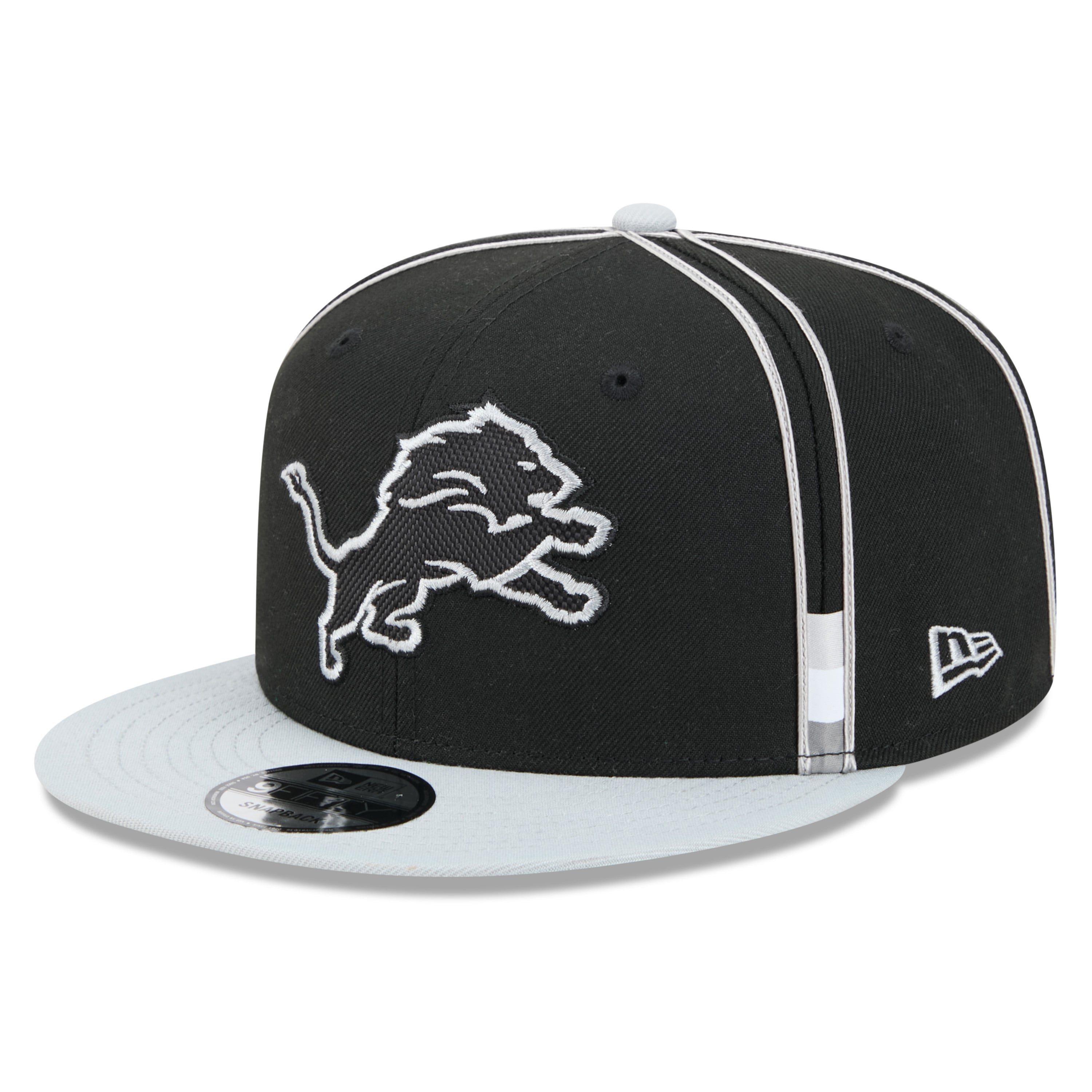 Men's New Era Black Detroit Lions 2026 Rivalries Collection 9FIFTY Snapback Hat