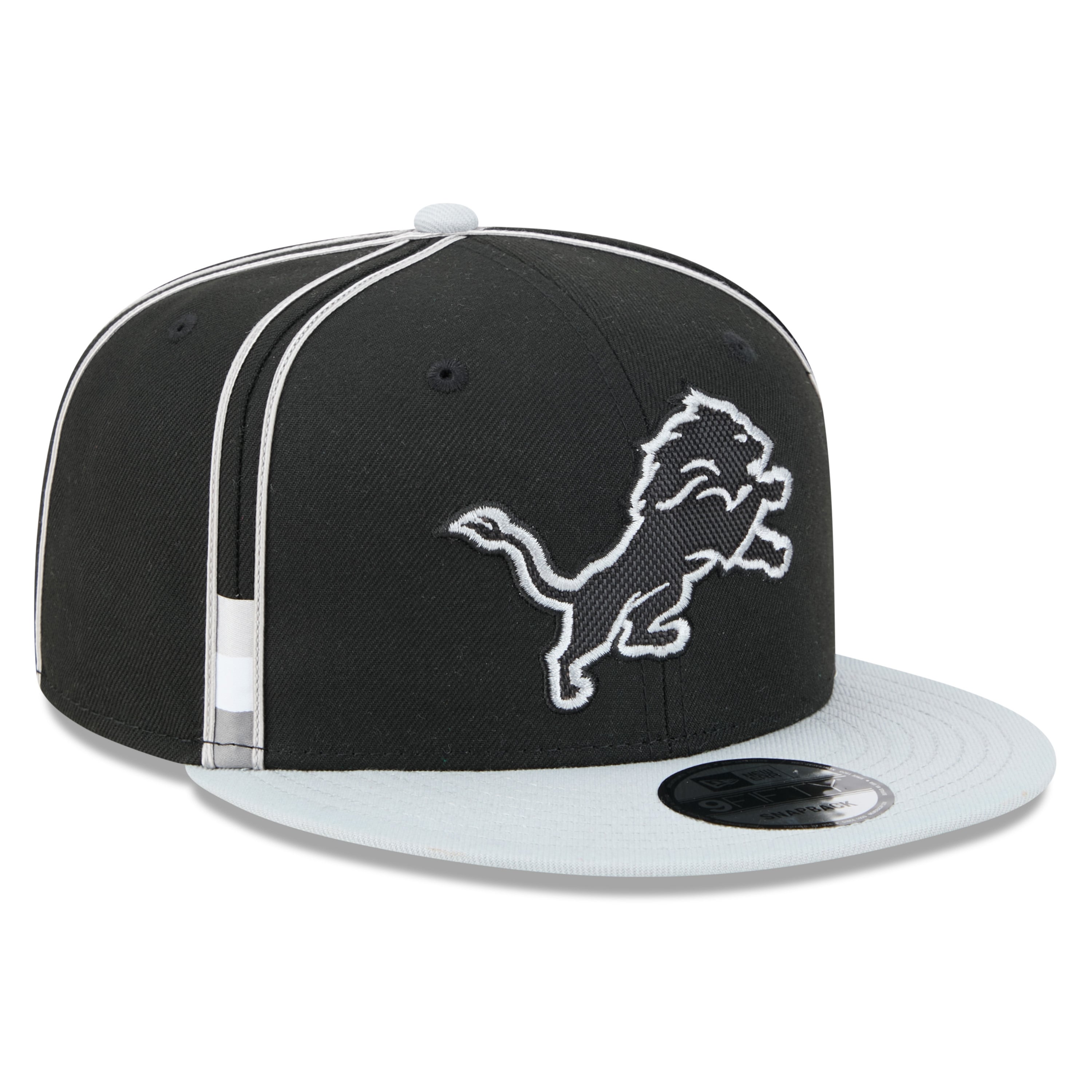 Men's New Era Black Detroit Lions 2026 Rivalries Collection 9FIFTY Snapback Hat