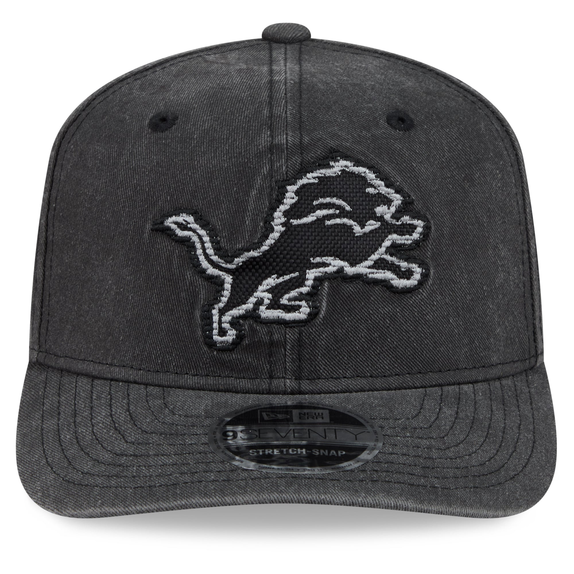 Casquette ajustable New Era Detroit Lions Collection 2026 Rivalries 9SEVENTY noire pour homme